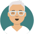 Avatar de Stéphane Petitbon, représentant en style minimaliste un professionnel de la formation de formateurs avec lunettes blanches et fond turquoise